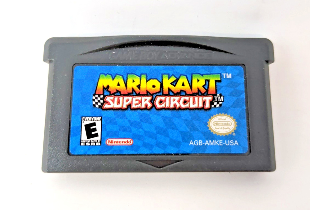 MARIO KART SUPER CIRCUIT - NINTENDO GAME BOY ADVANCE GBA AUTHENTIC Tested